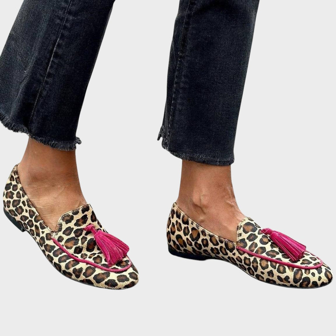 Marianne – Leopard Print Loafers