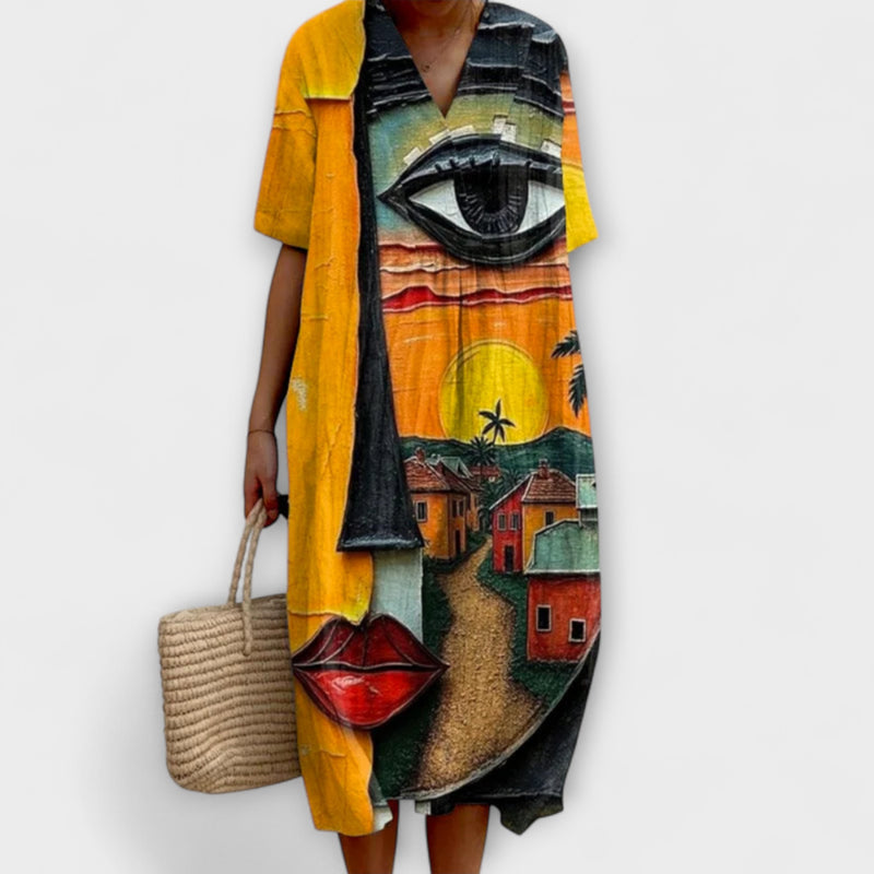 Daniela – Breezy Summer Dress to the Knee