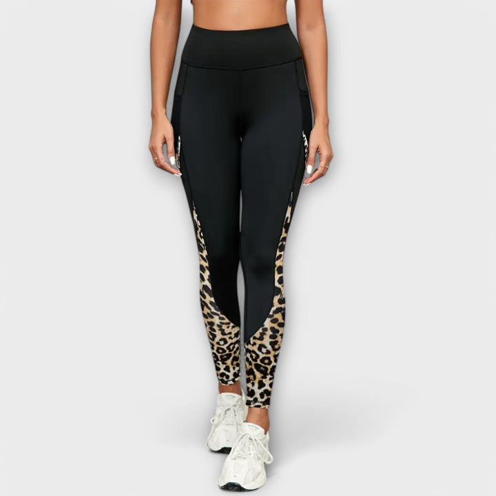Blake - High-Waisted Leopard Print Leggings