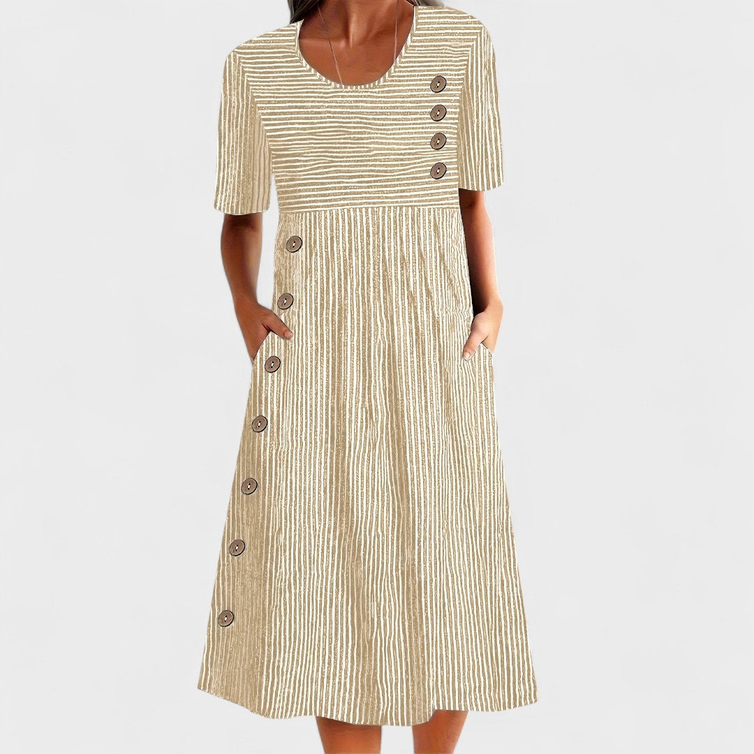 Sofia - Striped Summer Dress