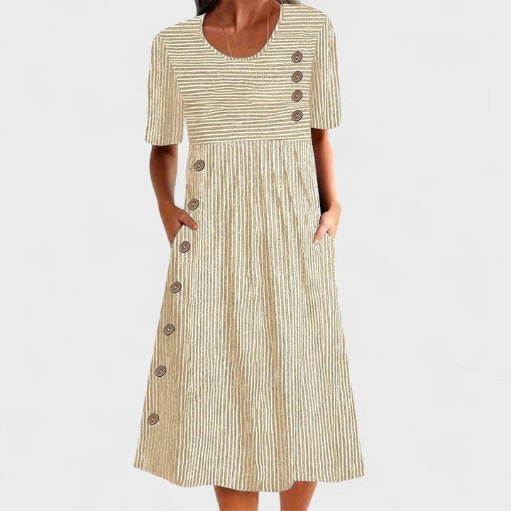 Sofia - Striped Summer Dress
