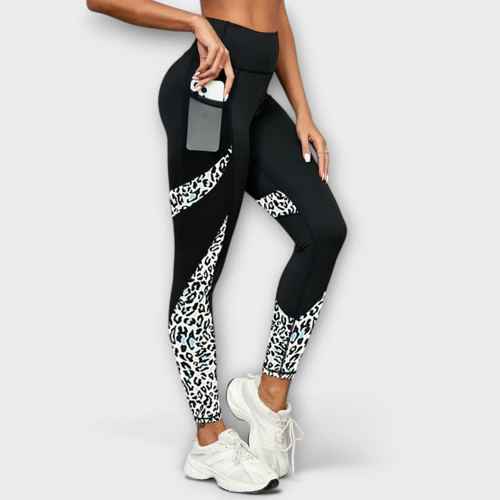 Blake - High-Waisted Leopard Print Leggings