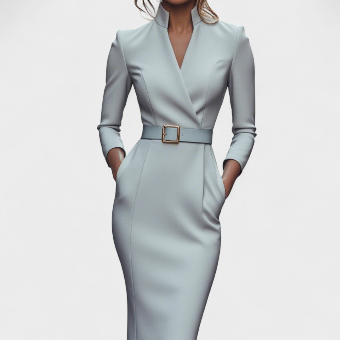 Inês - Elegant Dress with Belt