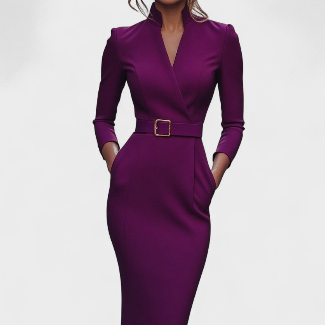 Inês - Elegant Dress with Belt