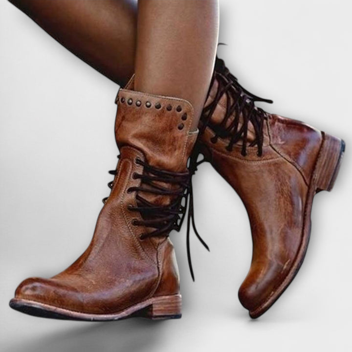 Isabel – High-Top Ankle Boots