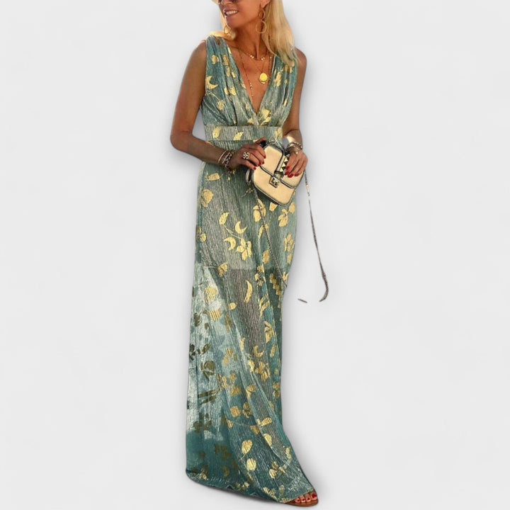 Tatiana - Flowing Dress with V-Neck