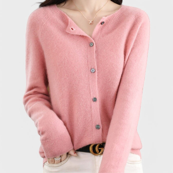 Jessica - Cashmere Knit Cardigan