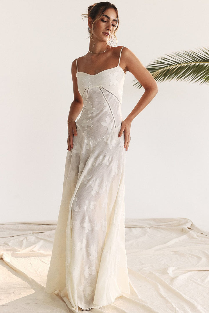 Serena - Elegant long dress for weddings and events