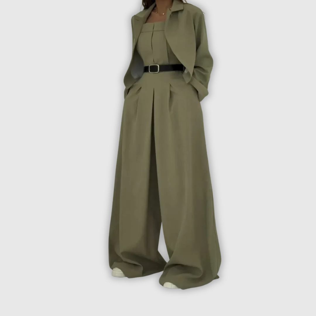 ÉCLAT™ – Women’s Bustier + Jacket Ensemble – Elegant & Trendy Style