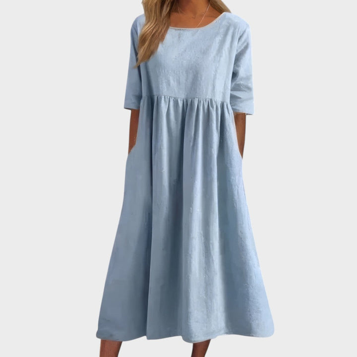 Catarina - Flattering Cotton Dress