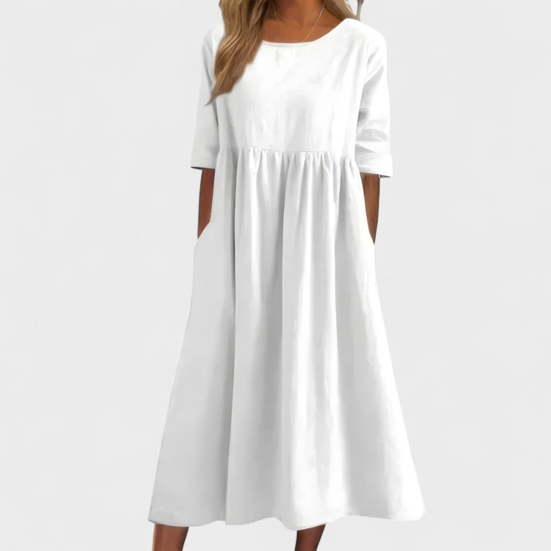 Catarina - Flattering Cotton Dress