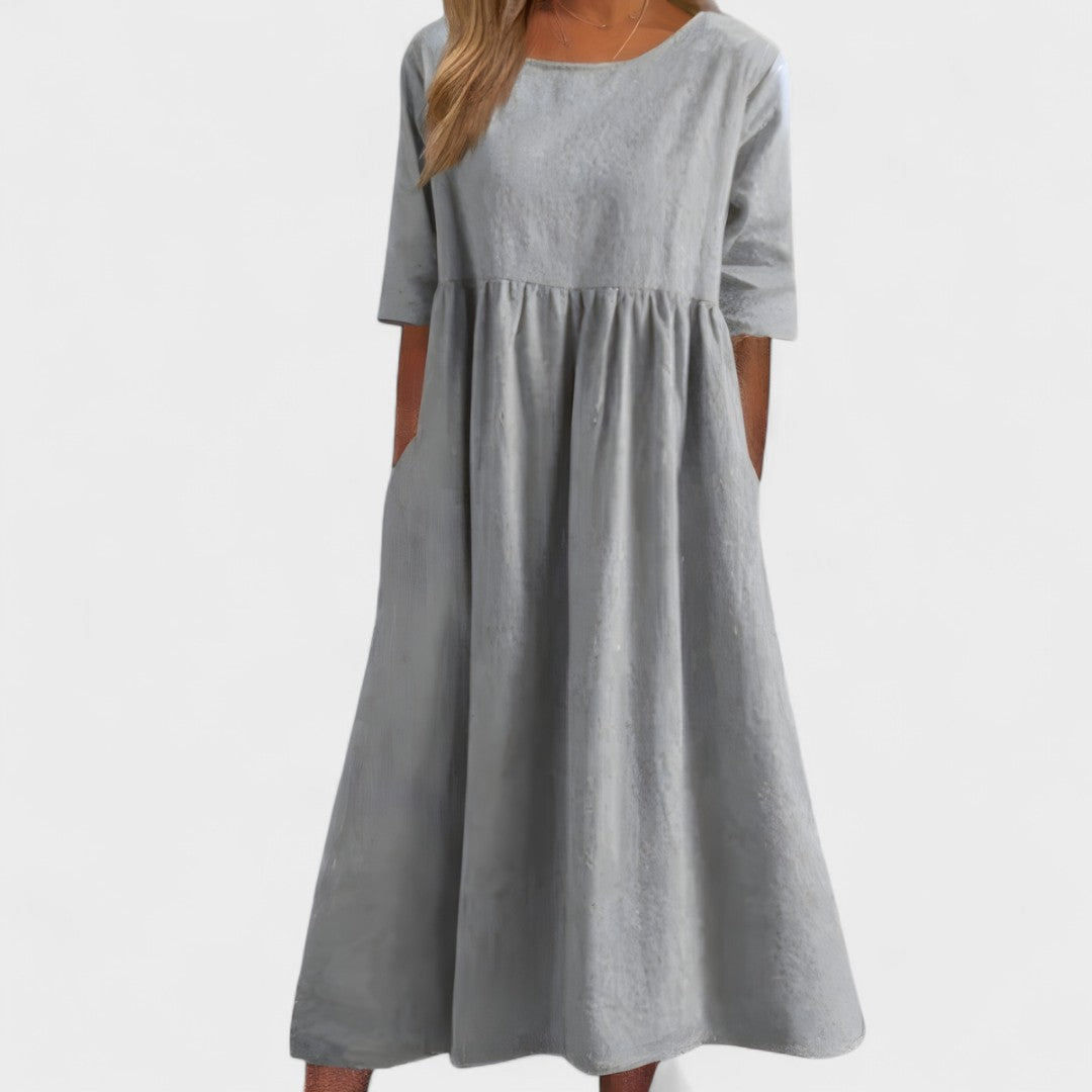 Catarina - Flattering Cotton Dress
