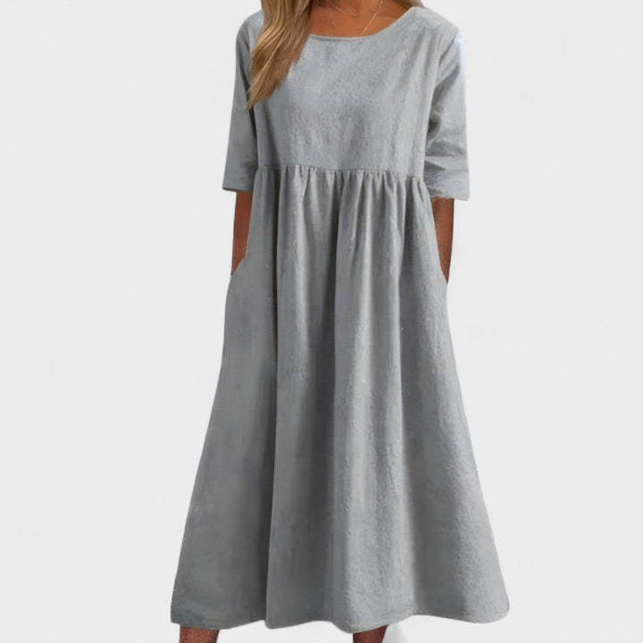 Catarina - Flattering Cotton Dress