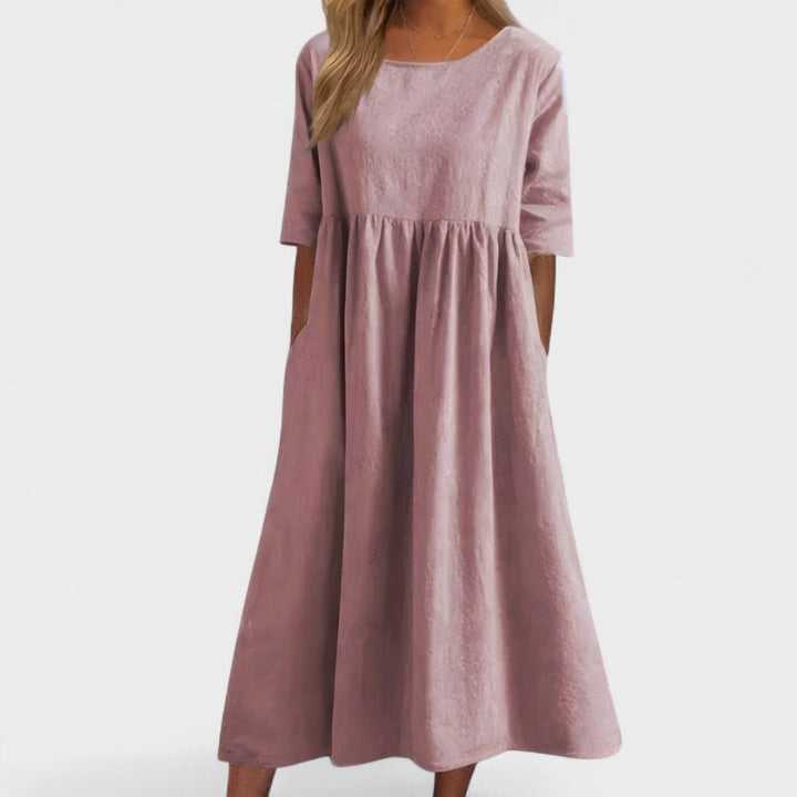 Catarina - Flattering Cotton Dress