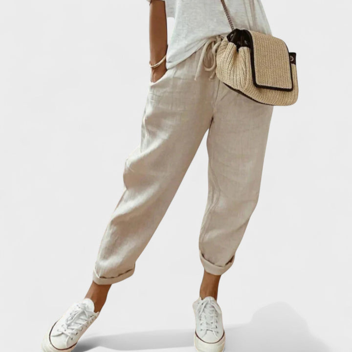 Fiona – Modern and Casual Linen Trousers