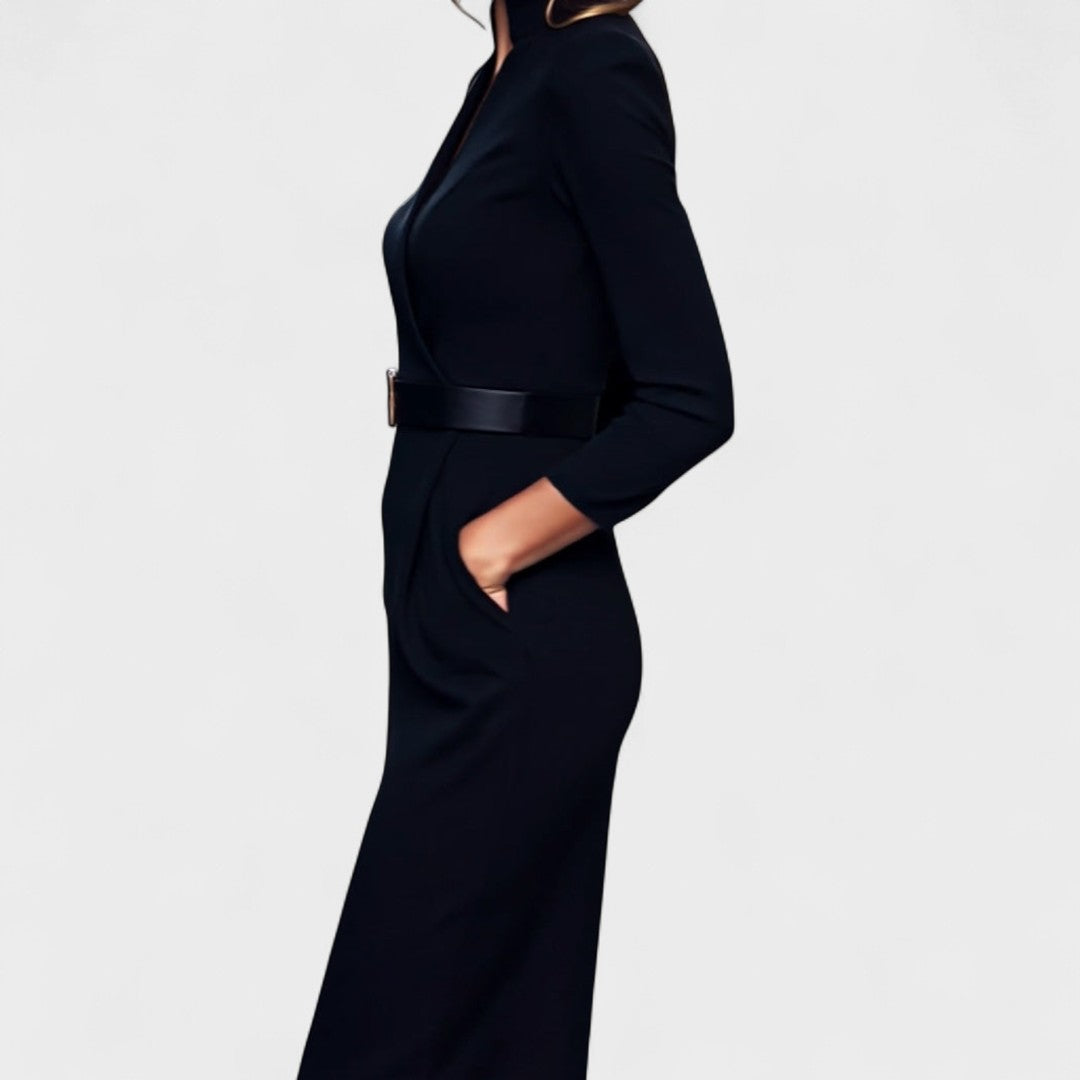 Inês - Elegant Dress with Belt