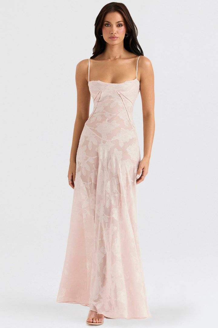 Serena - Elegant long dress for weddings and events