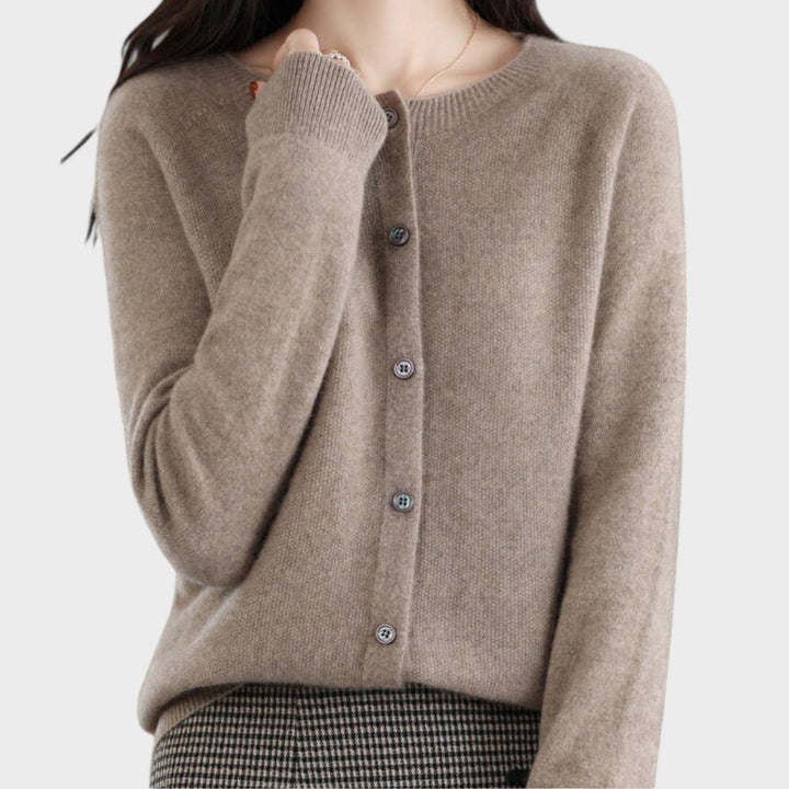 Jessica - Cashmere Knit Cardigan