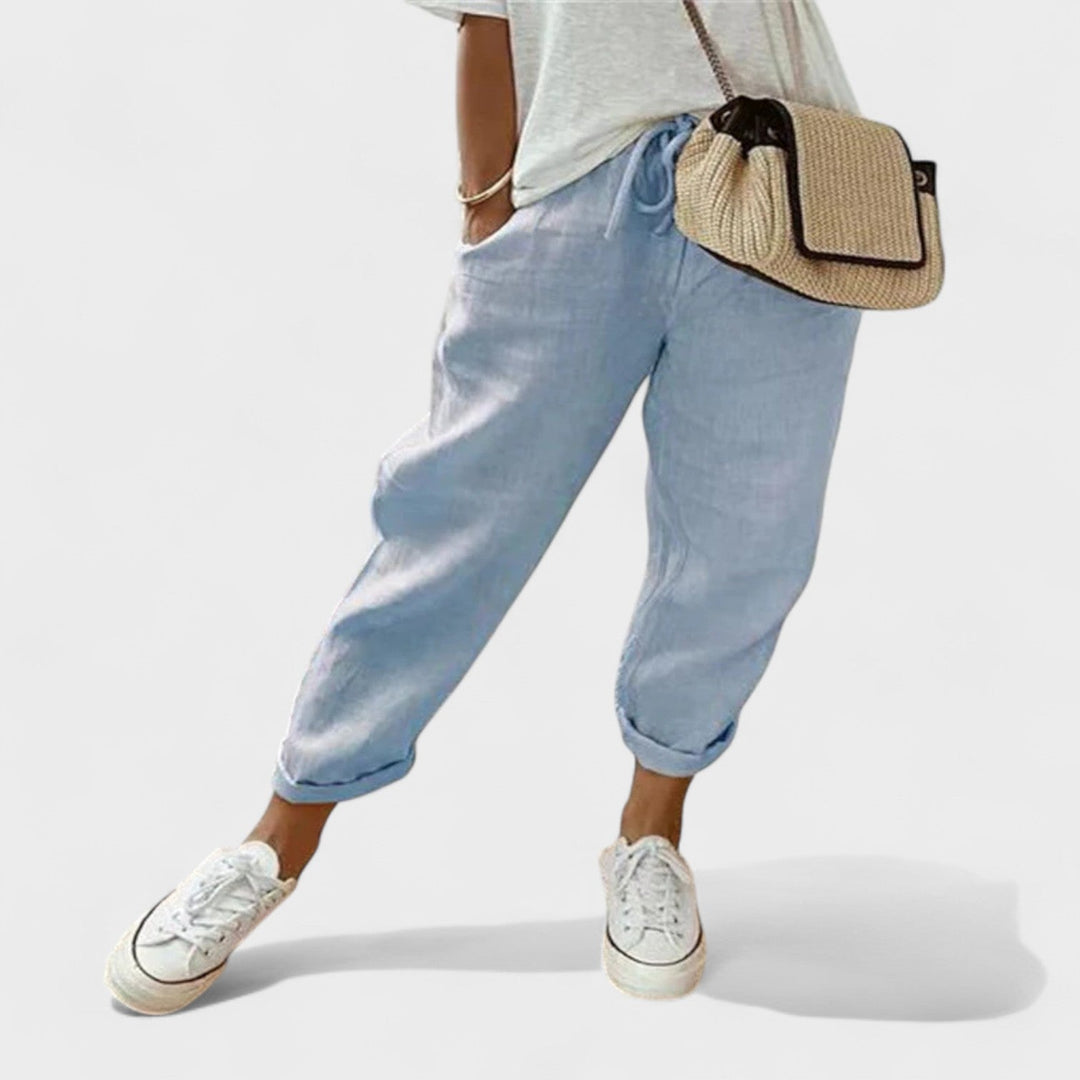 Fiona – Modern and Casual Linen Trousers