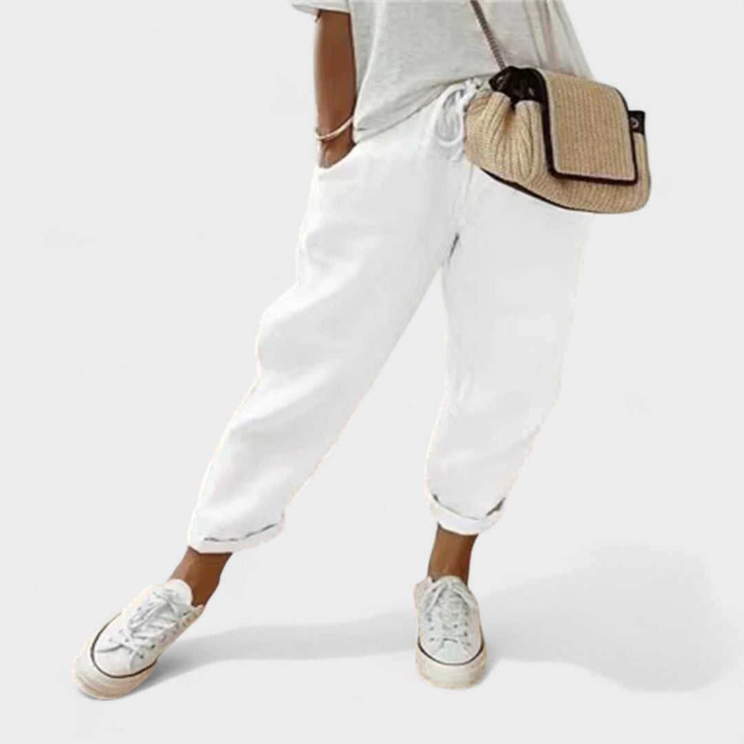 Fiona – Modern and Casual Linen Trousers