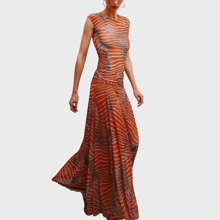 Fabiana - Elegant Dress with Long Skirt
