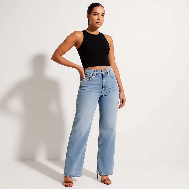 Charlotte - Mid-rise Stretch Jeans