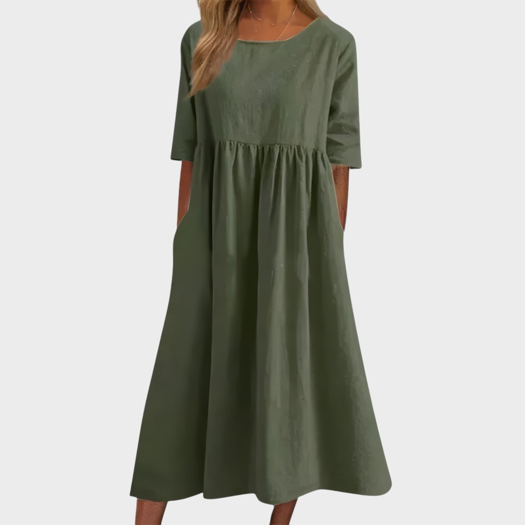 Catarina - Flattering Cotton Dress