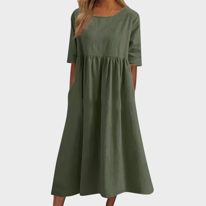 Catarina - Flattering Cotton Dress