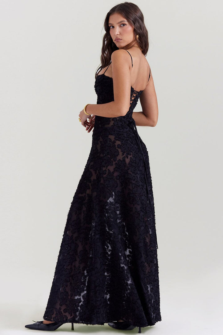 Serena - Elegant long dress for weddings and events
