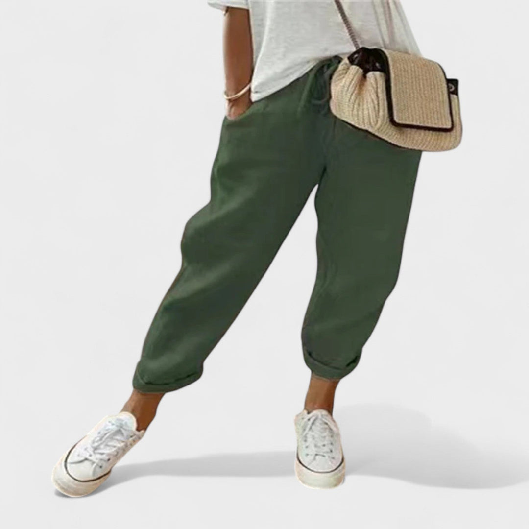 Fiona – Modern and Casual Linen Trousers