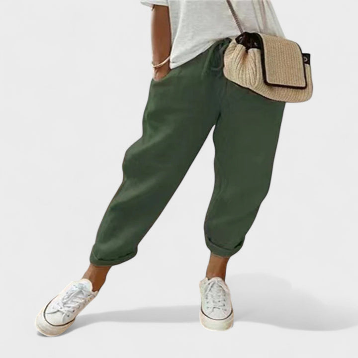 Fiona – Modern and Casual Linen Trousers