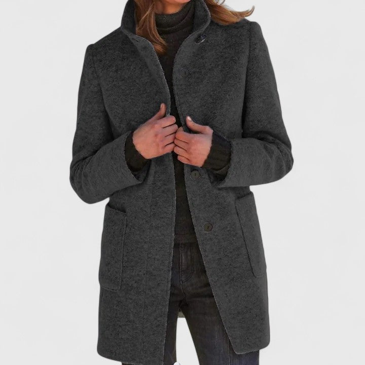 Clara - Classic Wool Blend Coat