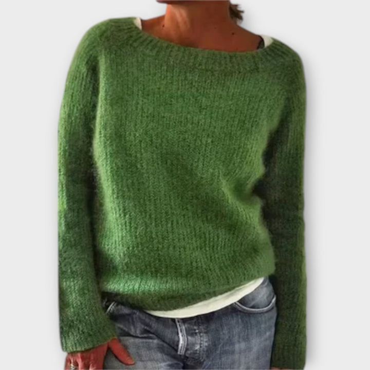 Bruna – single colour knitted jumper
