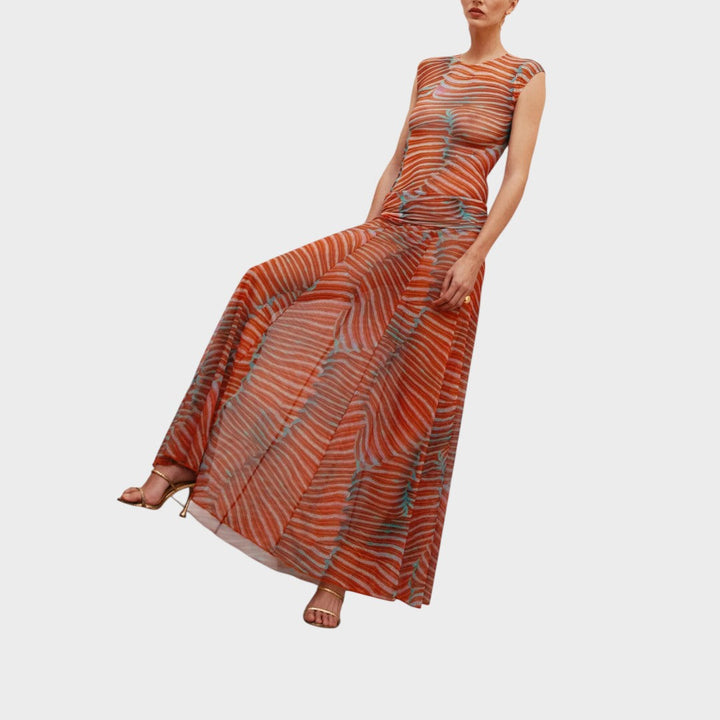 Fabiana - Elegant Dress with Long Skirt