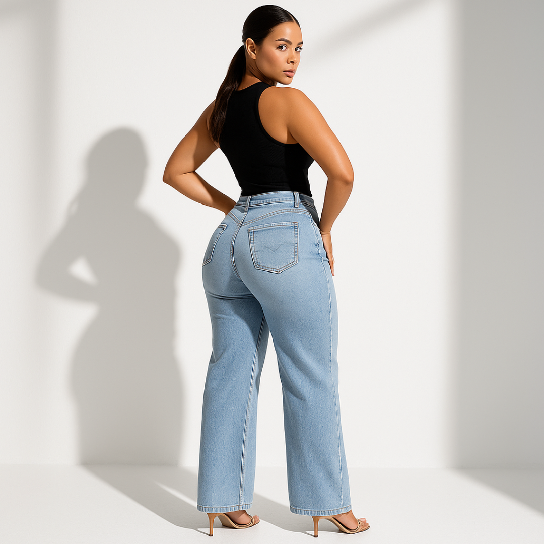 Charlotte - Mid-rise Stretch Jeans