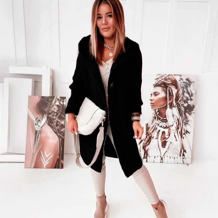 Clara - Elegant Knit Coat