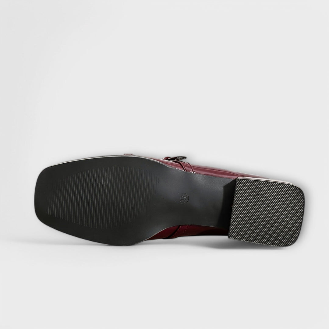Isabel - Burgundy Brogues