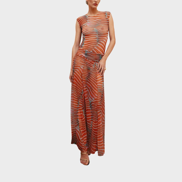 Fabiana - Elegant Dress with Long Skirt