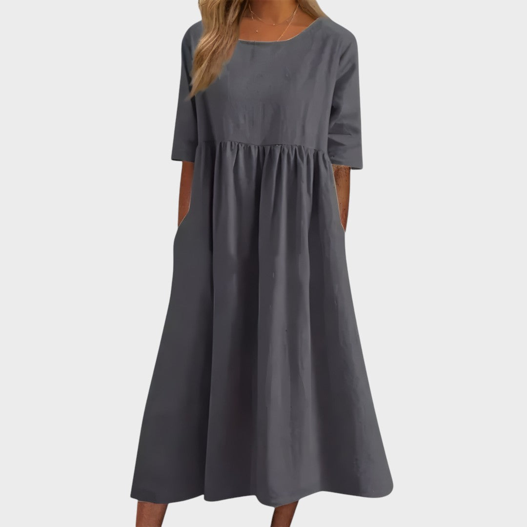 Catarina - Flattering Cotton Dress