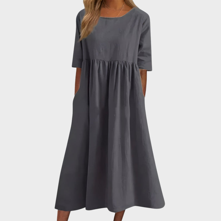 Catarina - Flattering Cotton Dress