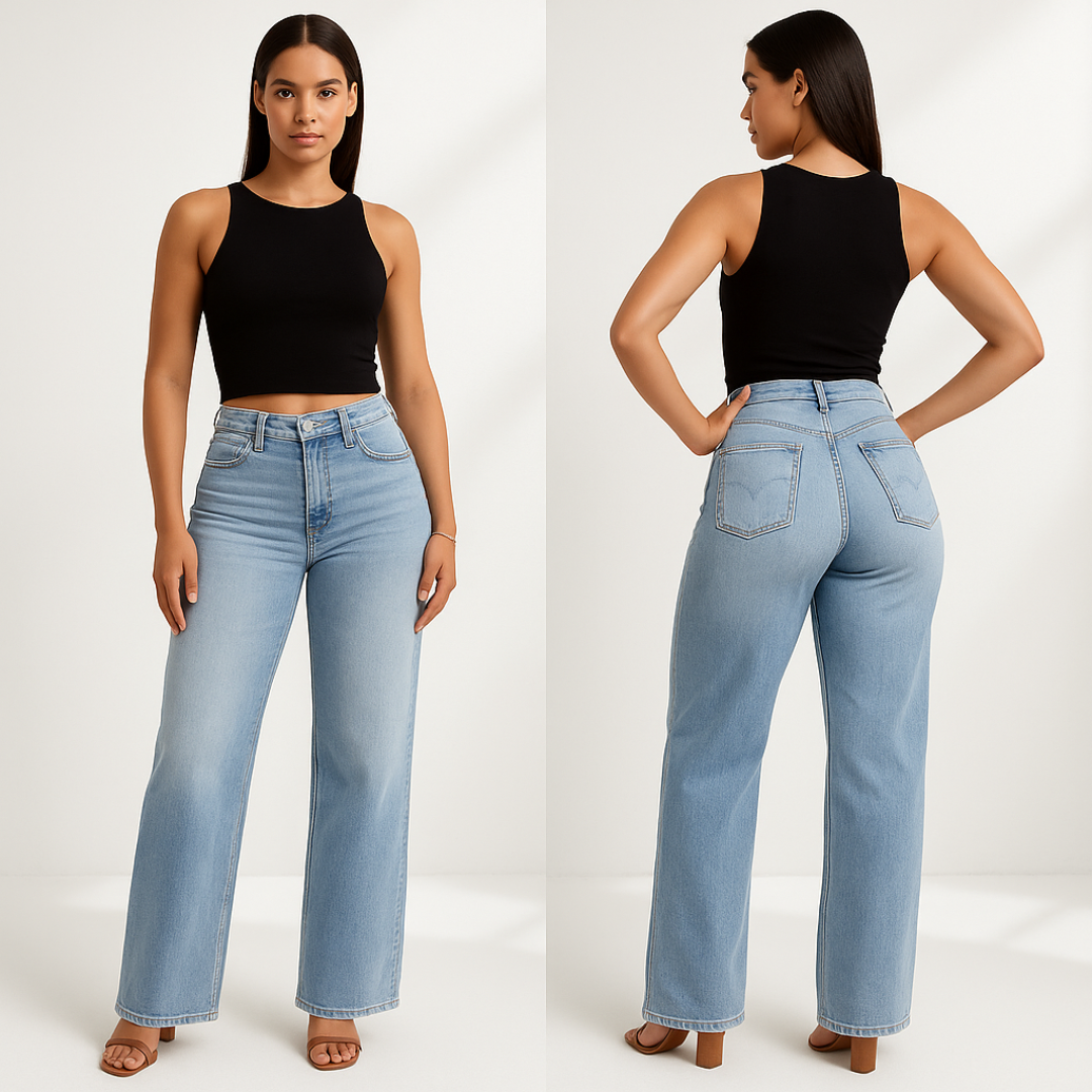 Charlotte - Mid-rise Stretch Jeans