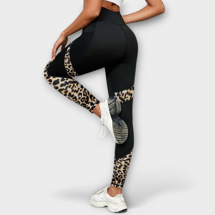 Blake - High-Waisted Leopard Print Leggings