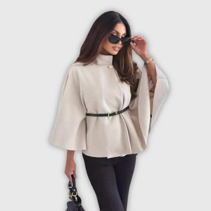 LEA – Chic Butterfly Jacket with Belt