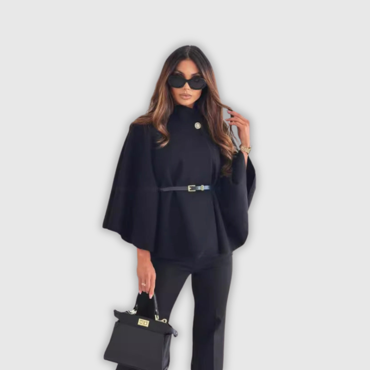 LEA – Chic Butterfly Jacket with Belt