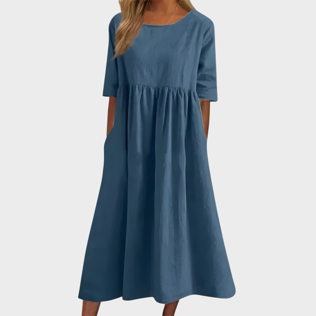 Catarina - Flattering Cotton Dress