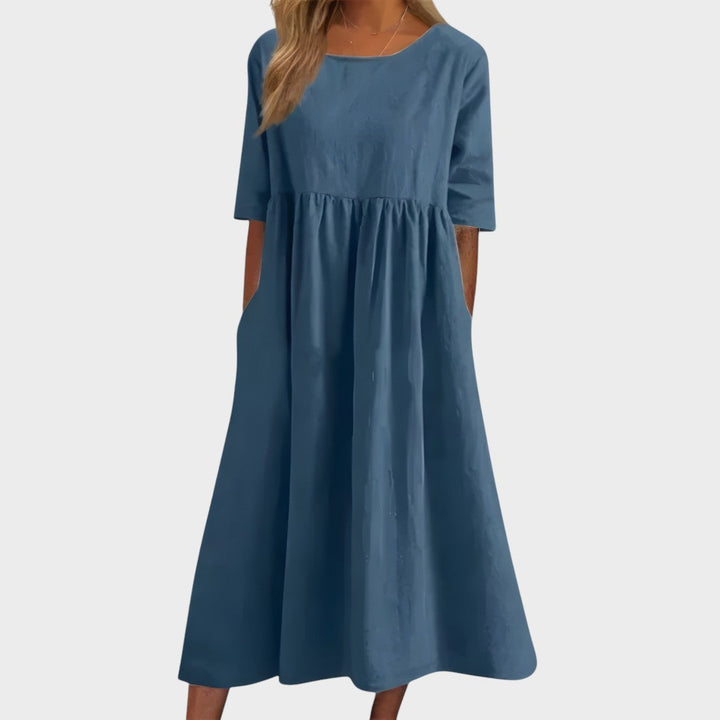 Catarina - Flattering Cotton Dress