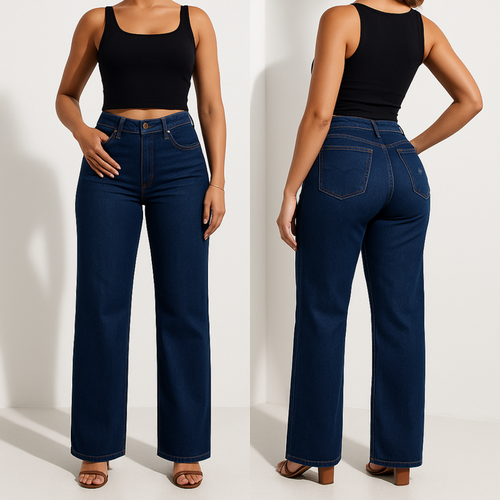 Charlotte - Mid-rise Stretch Jeans