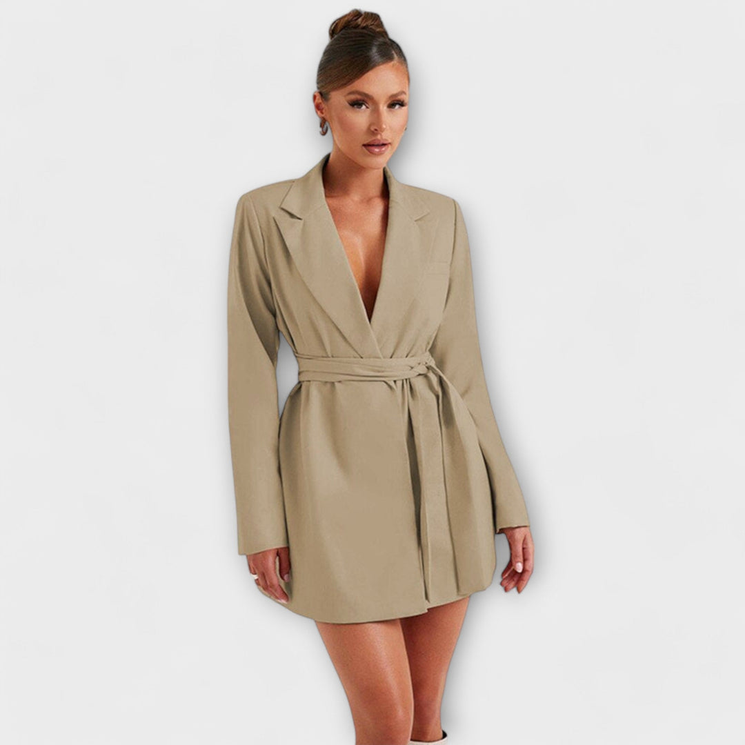 Zélia - Blazer Dress with V-Neck