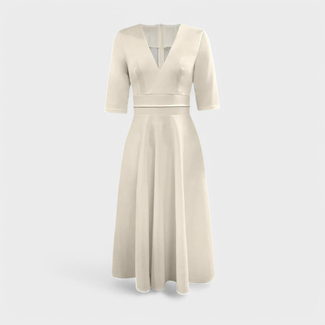 Helena - Elegant dress with V-neck