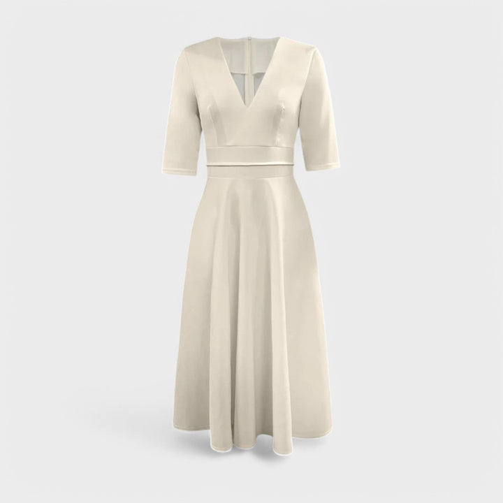 Helena - Elegant dress with V-neck